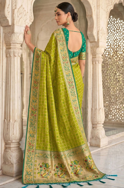 Green Banarasi Sarees - SFPRF279604