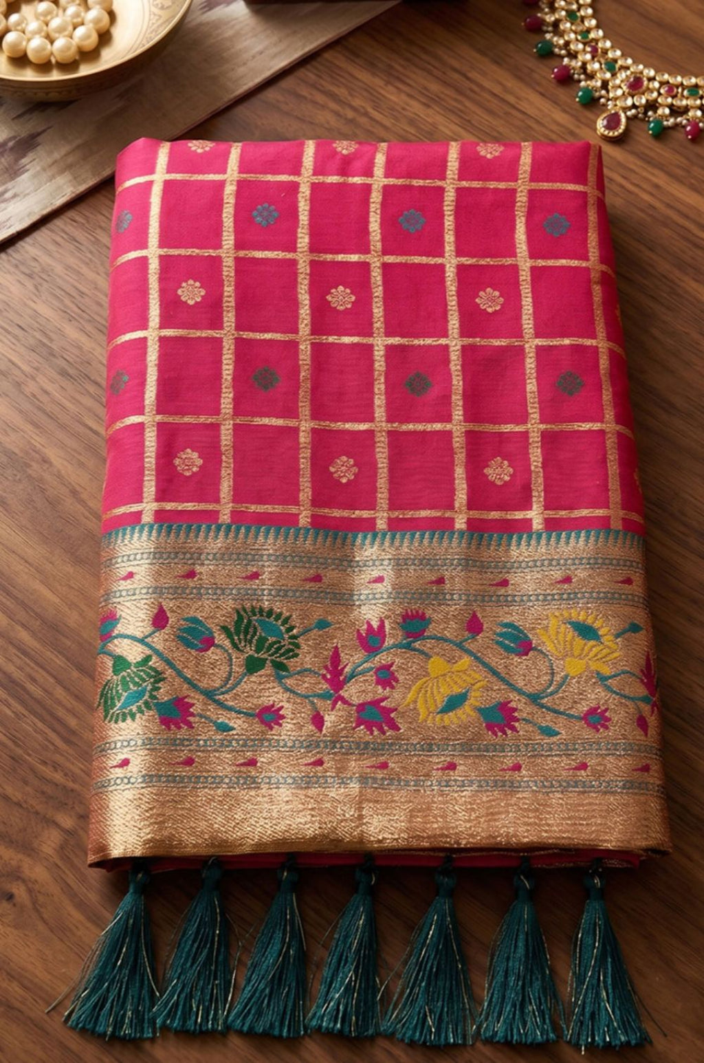 Pink Banarasi Sarees - SFPRF279605