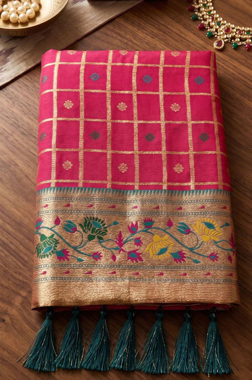 Pink Banarasi Sarees - SFPRF279605
