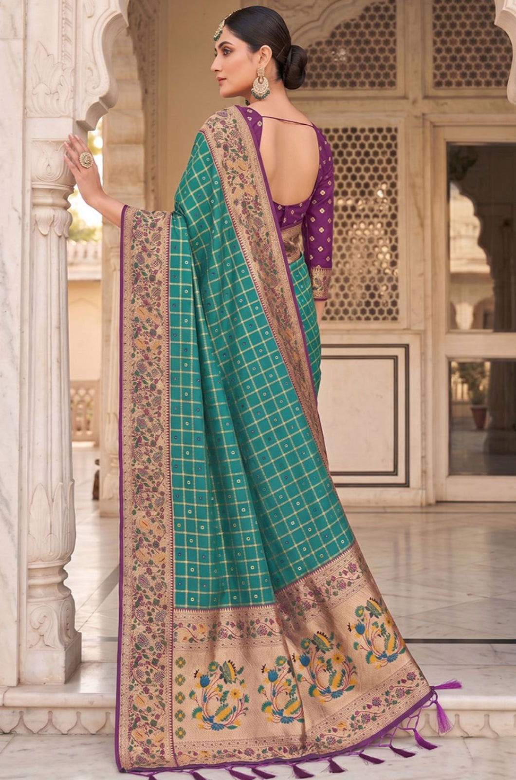 Green Banarasi Sarees - SFPRF279606