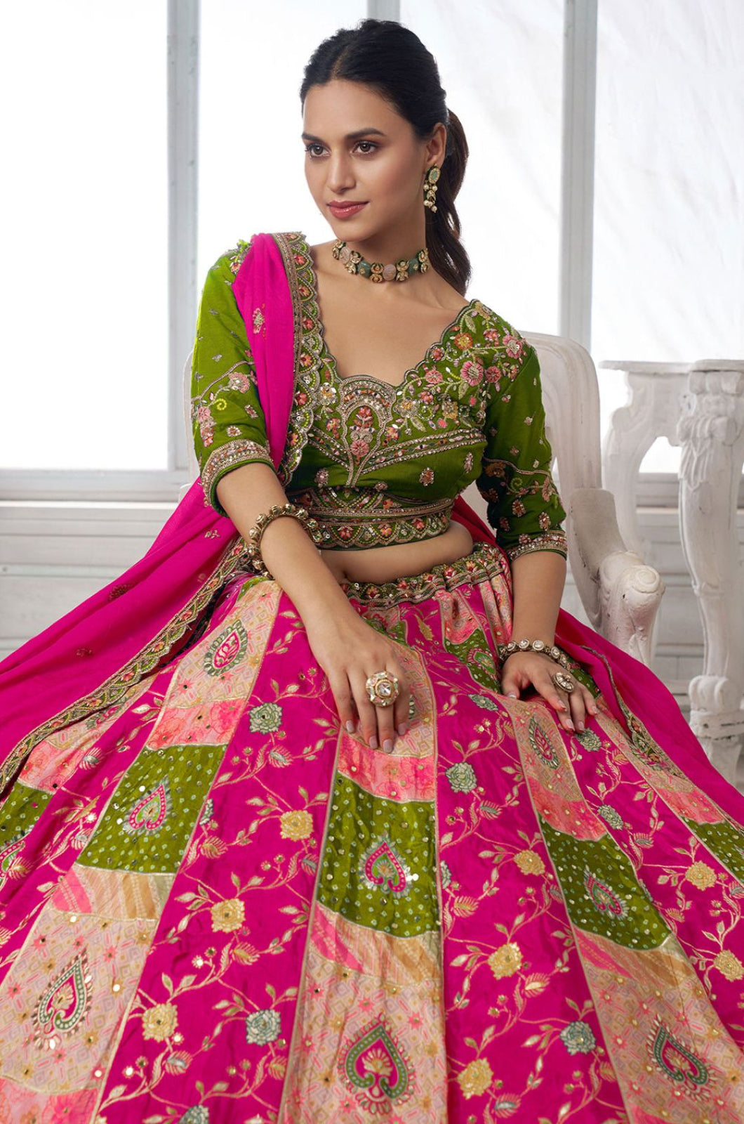 Pink Other Lehenga Choli - SFPRF280007
