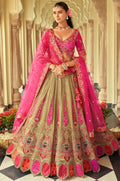 Beige Silk Lehenga Choli - SFSJDN37006