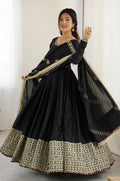 Black Other Salwar Kameez - SFFK39303R