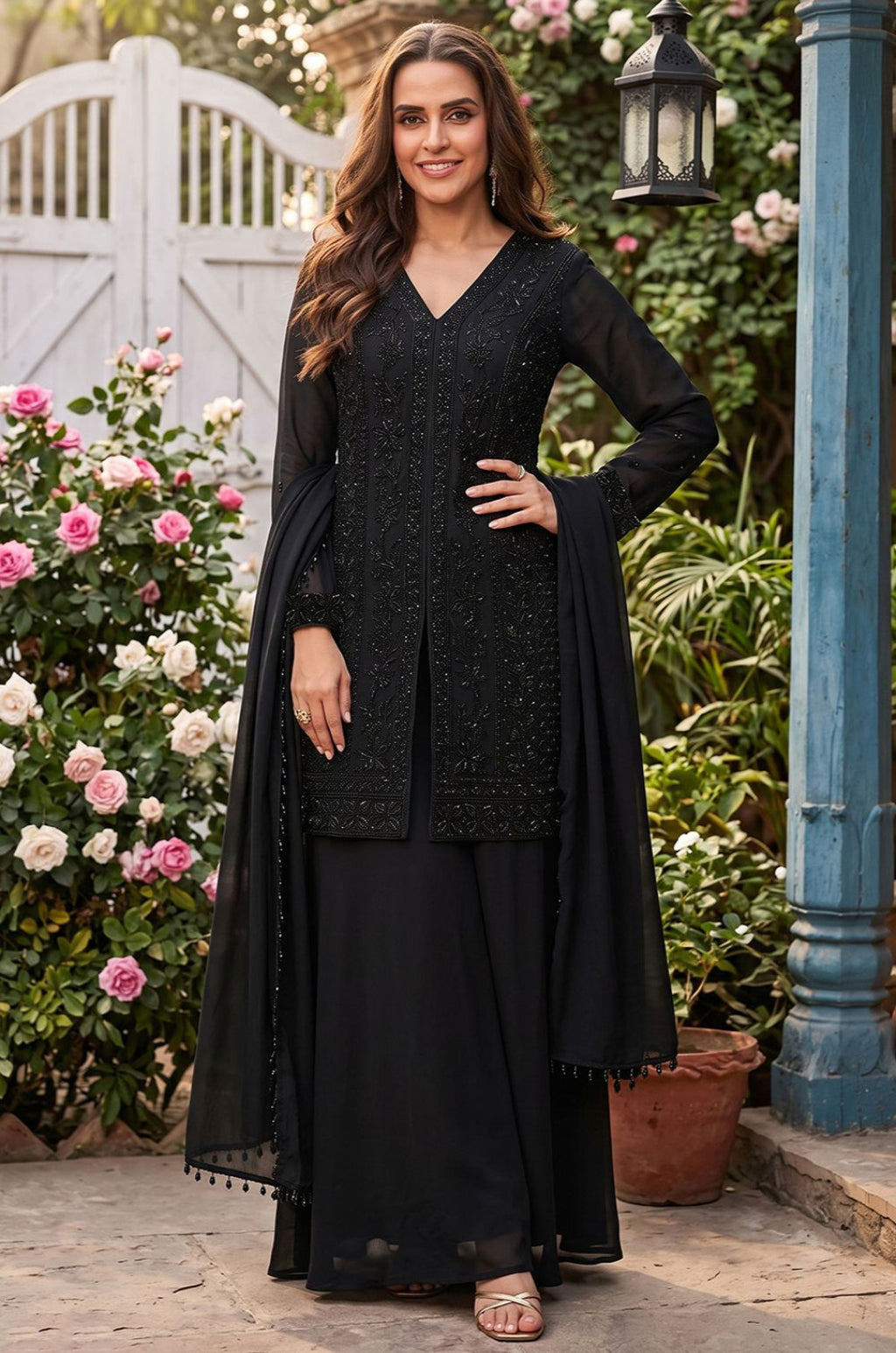 Black Other Salwar Kameez - SFEDC32701R