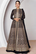 Black Georgette Salwar Kameez - SFABC4804