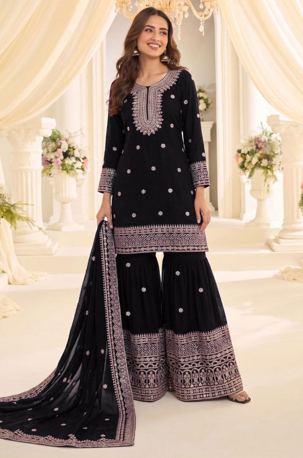 Black Other Salwar Kameez - SFSA571601R