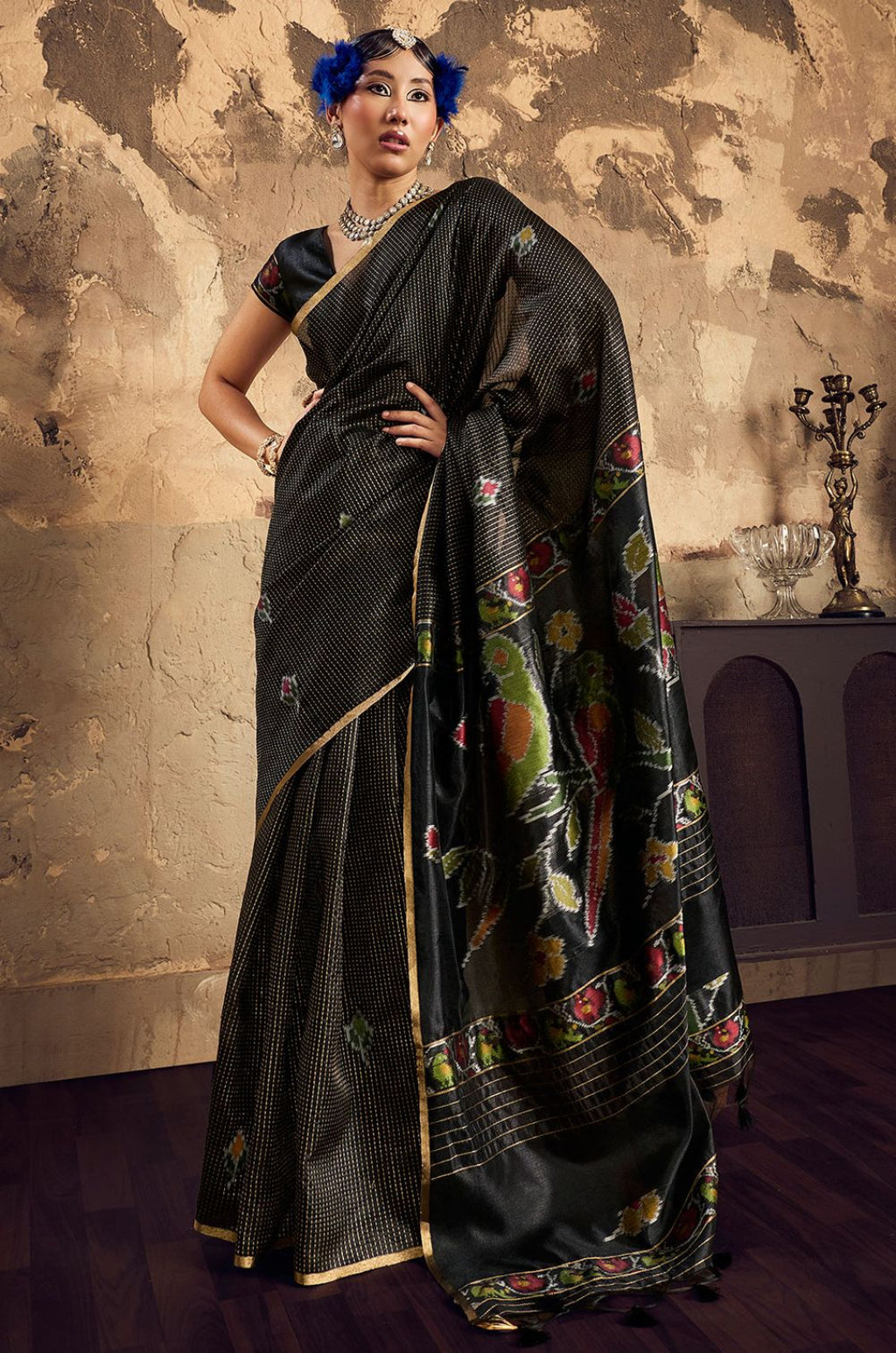 Black Silk Sarees - SFSJDN44204