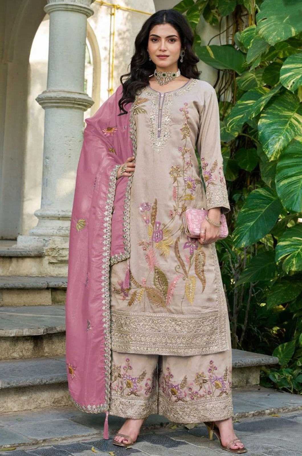 Beige Other Salwar Kameez - SFPRF278902R