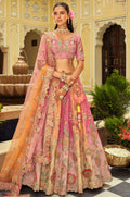 Pink Silk Lehenga Choli - SFSJDN37009