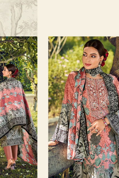 Pink Cotton Plus Size Salwar Kameez SFYS156503