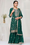 Green Georgette Salwar Kameez - SFEDC19002
