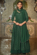 Burgundy Georgette Salwar Kameez - SFSA340102