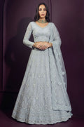 Blue Net Lehenga Choli - SFSA572905