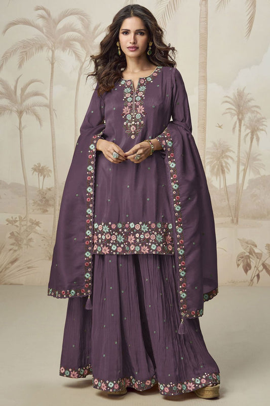 Burgundy Other Salwar Kameez - SFEDC17802R