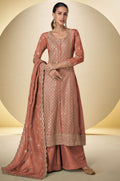 Orange Silk Salwar Kameez - SFYS173403R