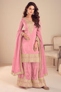 Pink Silk Salwar Kameez - SFYS173102R