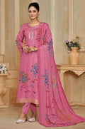 Pink Silk Salwar Kameez - SFPRF278601