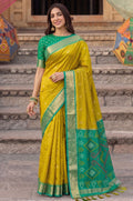 Green Silk Sarees - SFAST22205
