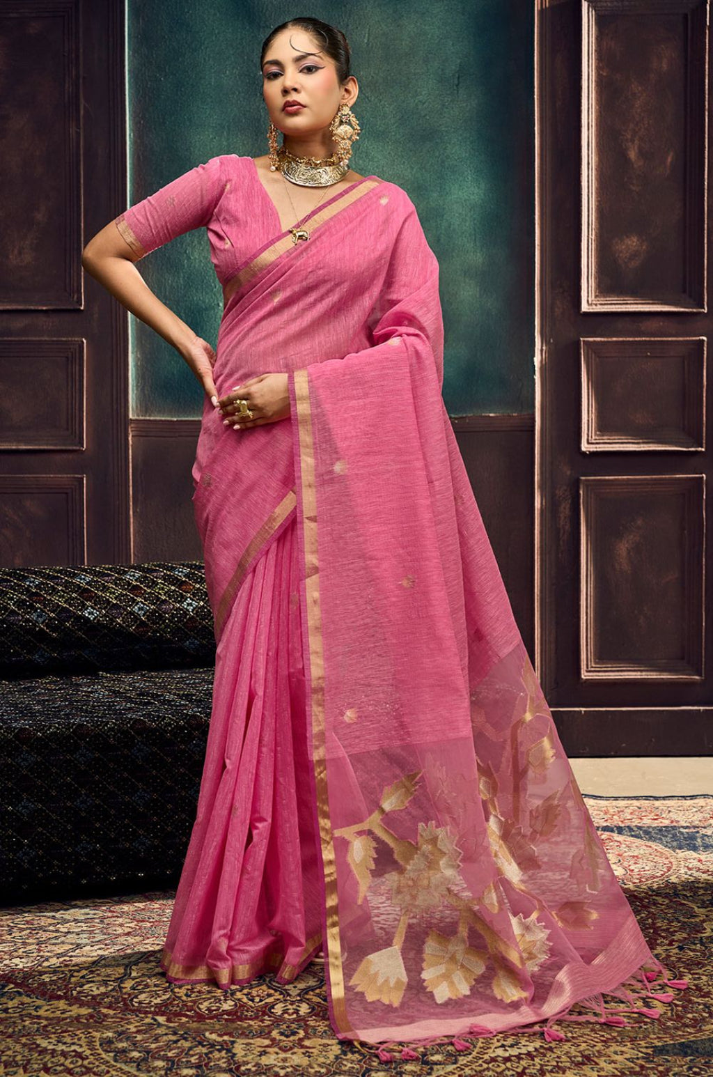 Pink Silk Sarees - SFSJDN45204