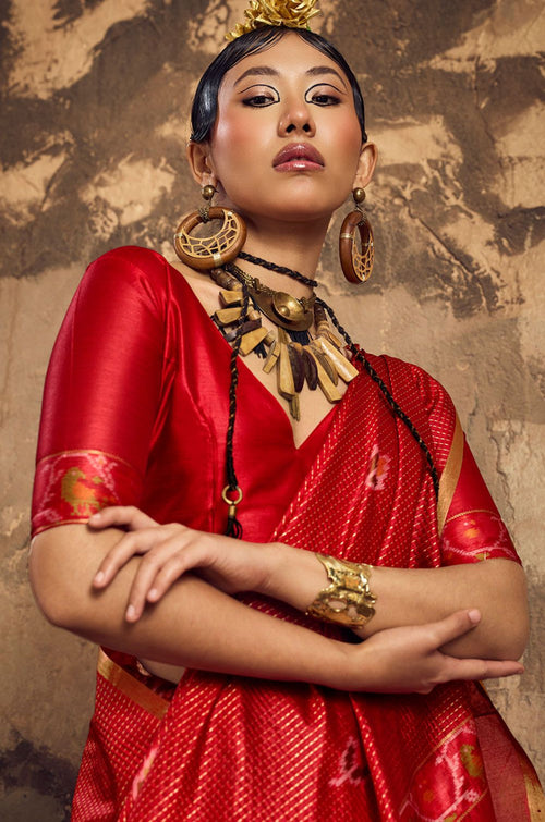 Red Silk Sarees - SFSJDN44205