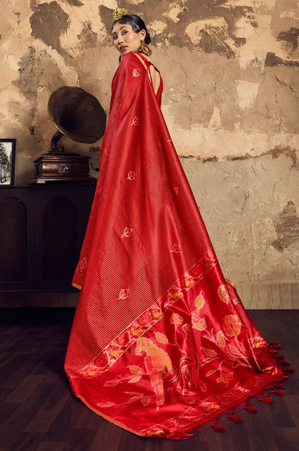 Red Silk Sarees - SFSJDN44205