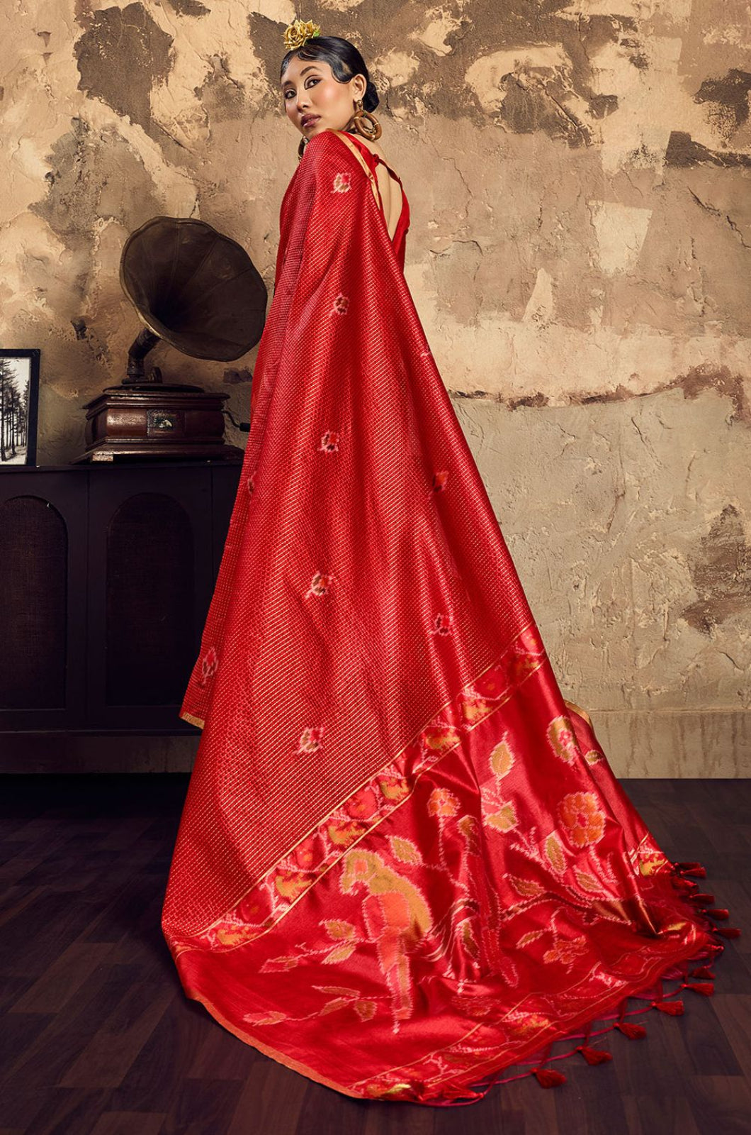 Red Silk Sarees - SFSJDN44205