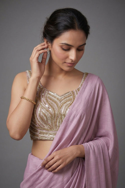 Pink Georgette Sarees - SFCRT7303