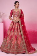 Rani Pink Silk Lehenga Choli - SFANJ3465