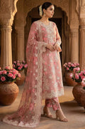 Pink Chiffon Salwar Kameez - SFEDC26507