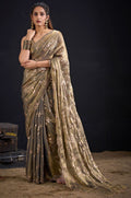 Grey Satin Sarees - SFSA571803