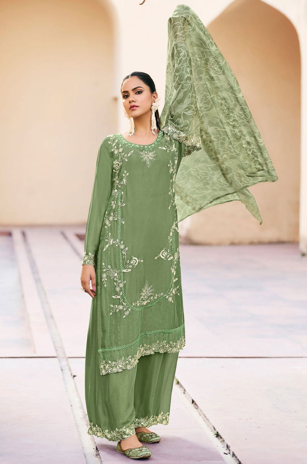 Green Other Salwar Kameez - SFSMT45504