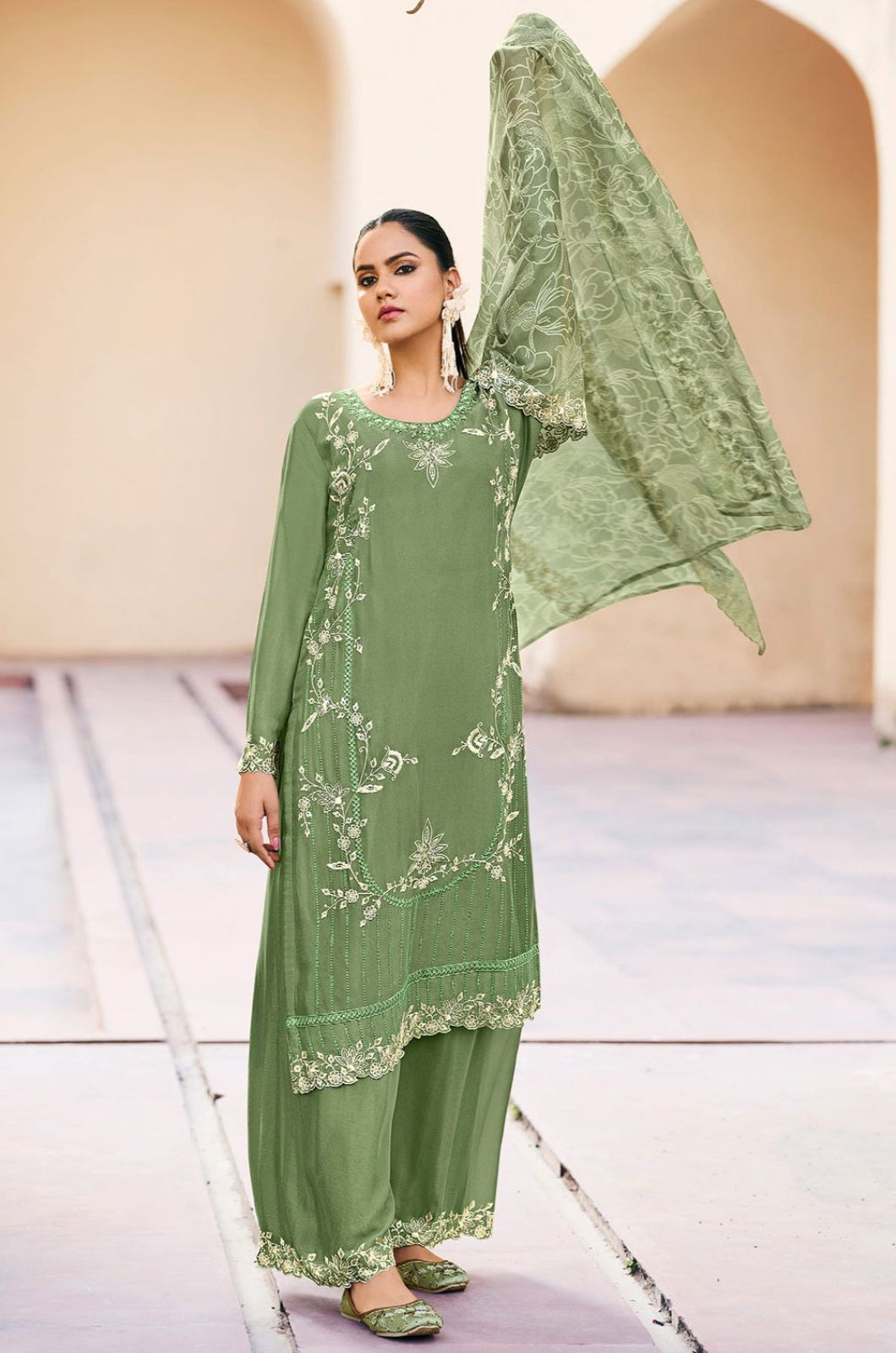 Green Other Salwar Kameez - SFSMT45504