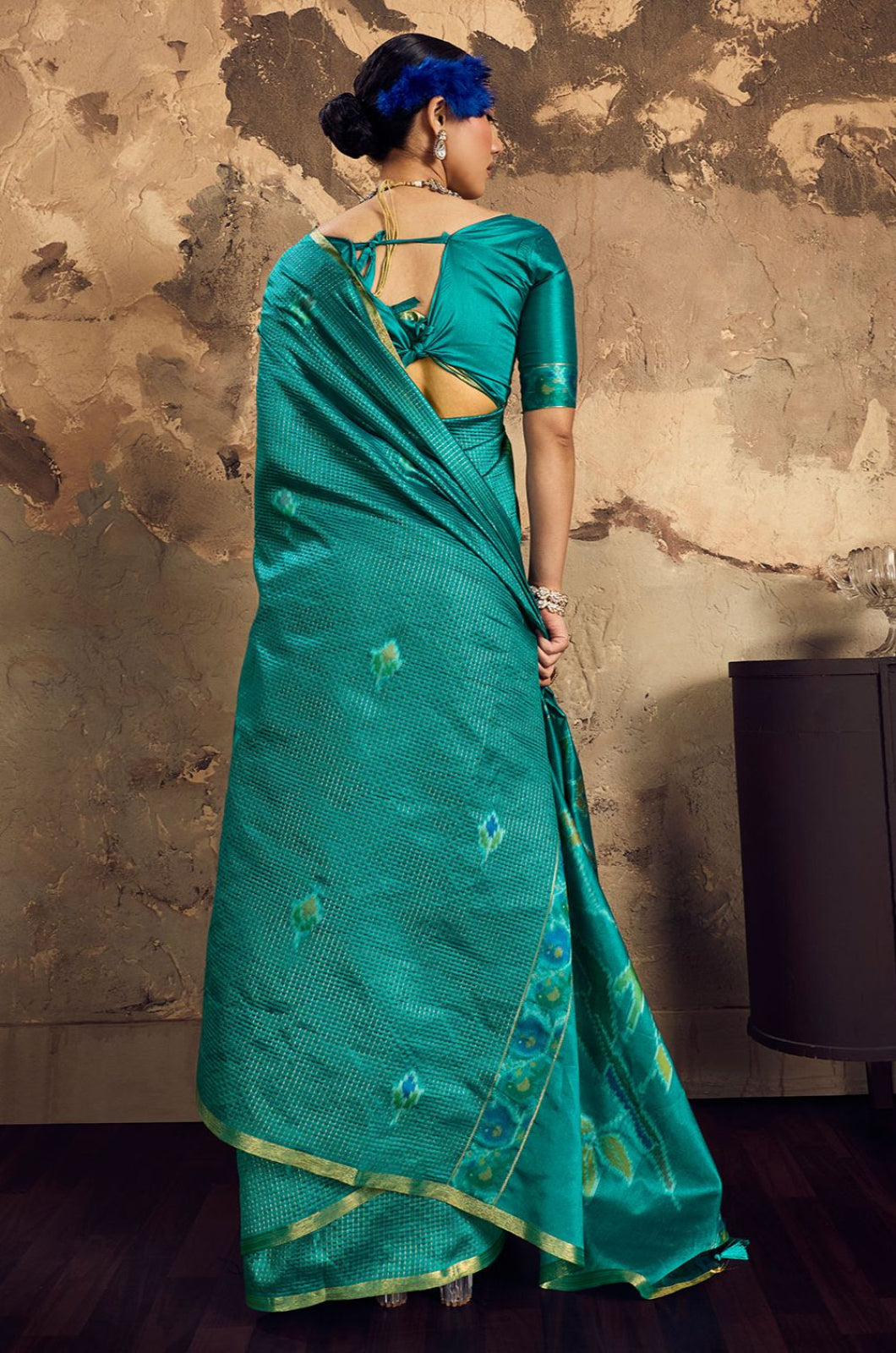 Firozi Silk Sarees - SFSJDN44206