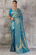 Firozi Kanjivaram Sarees - SFAST21503