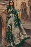 Green Art Silk Sarees - SFAST21604