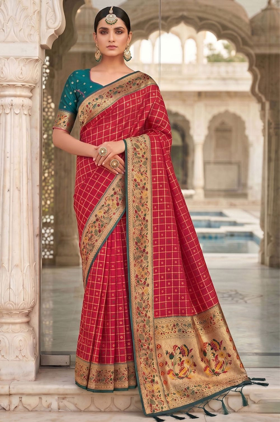 Pink Banarasi Sarees - SFPRF279605