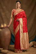 Red Silk Sarees - SFAST20805