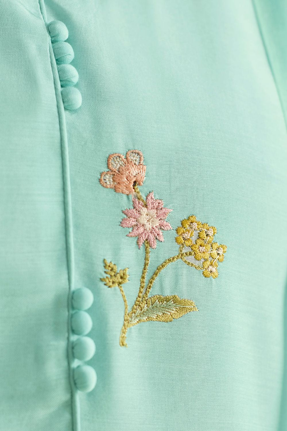 Blue Cotton Salwar Kameez - SFYS152403