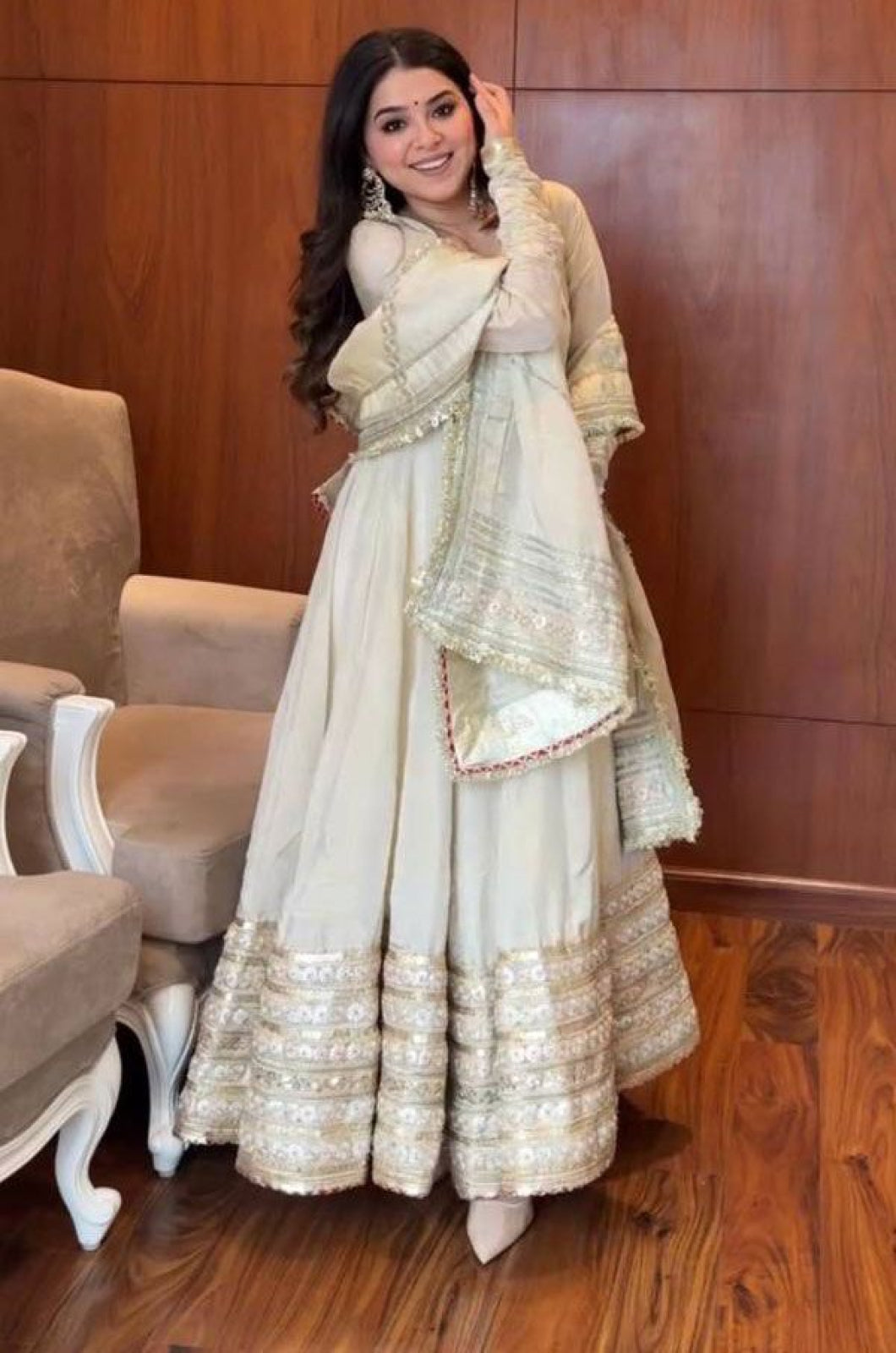 Ivory Other Salwar Kameez - SFFK39301R
