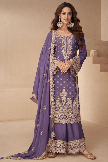 Purple Other Salwar Kameez - SFSMT49702R