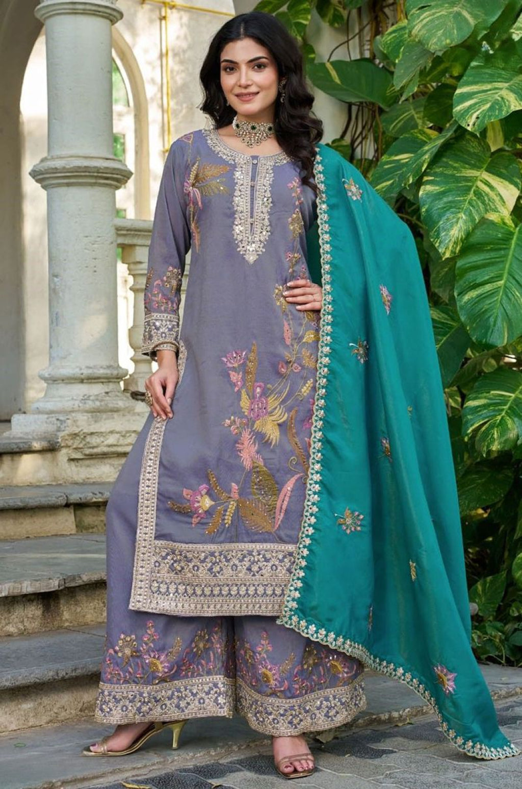 Grey Other Salwar Kameez - SFPRF278904R