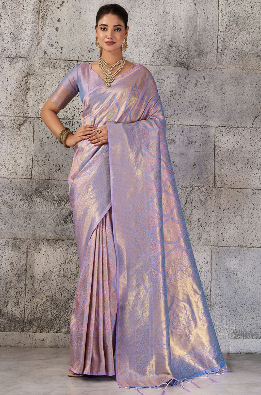 Purple Kanjivaram Sarees - SFAST21502