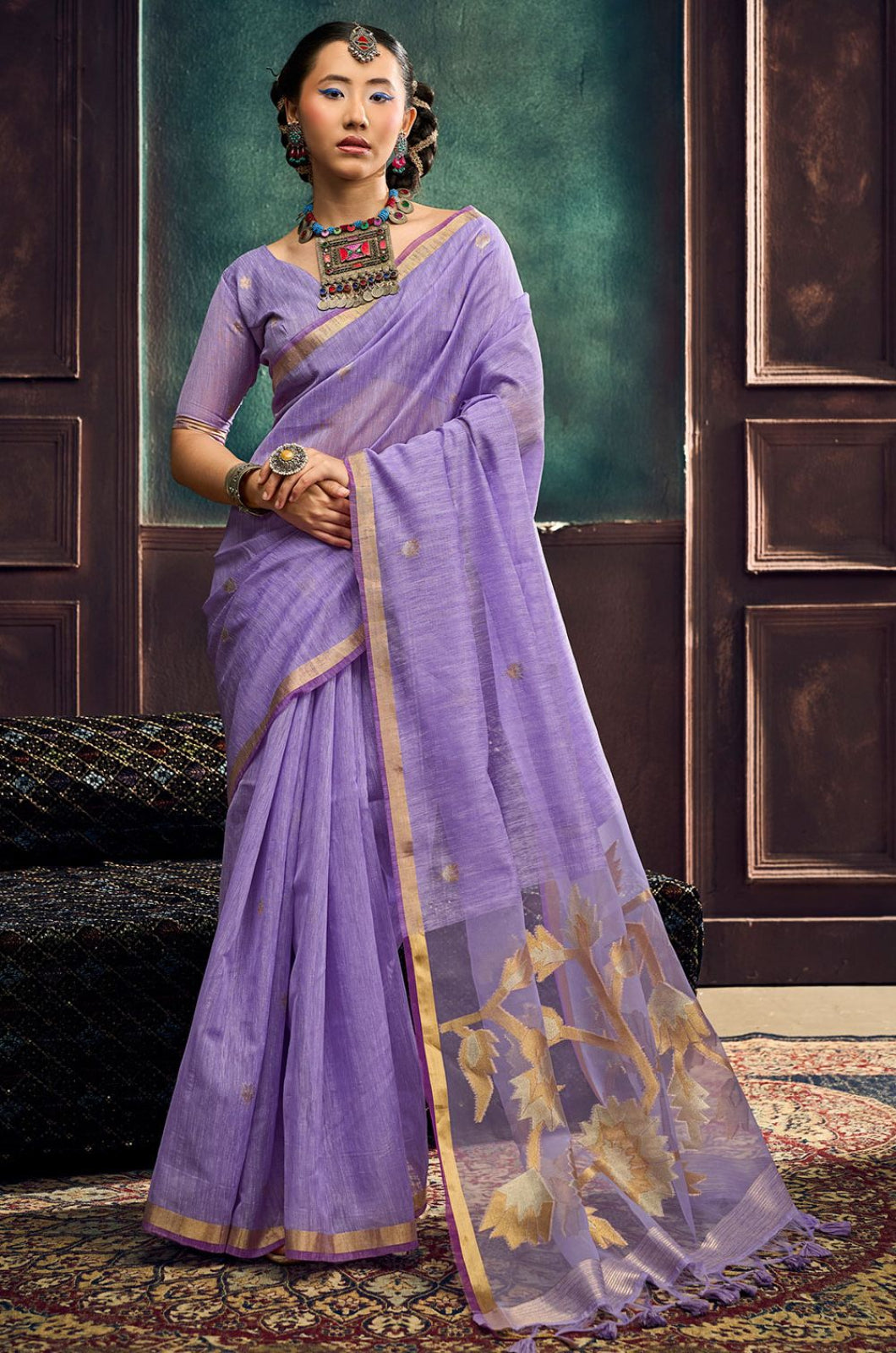 Purple Silk Sarees - SFSJDN45201