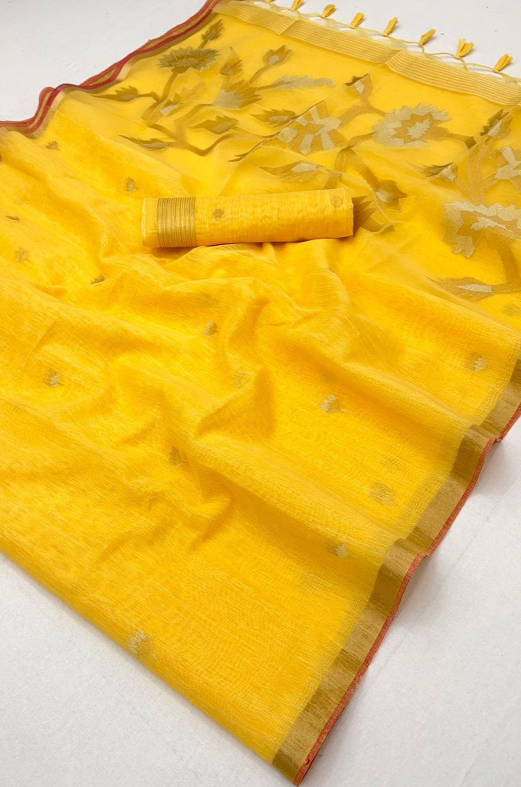 Yellow Silk Sarees - SFSJDN45203
