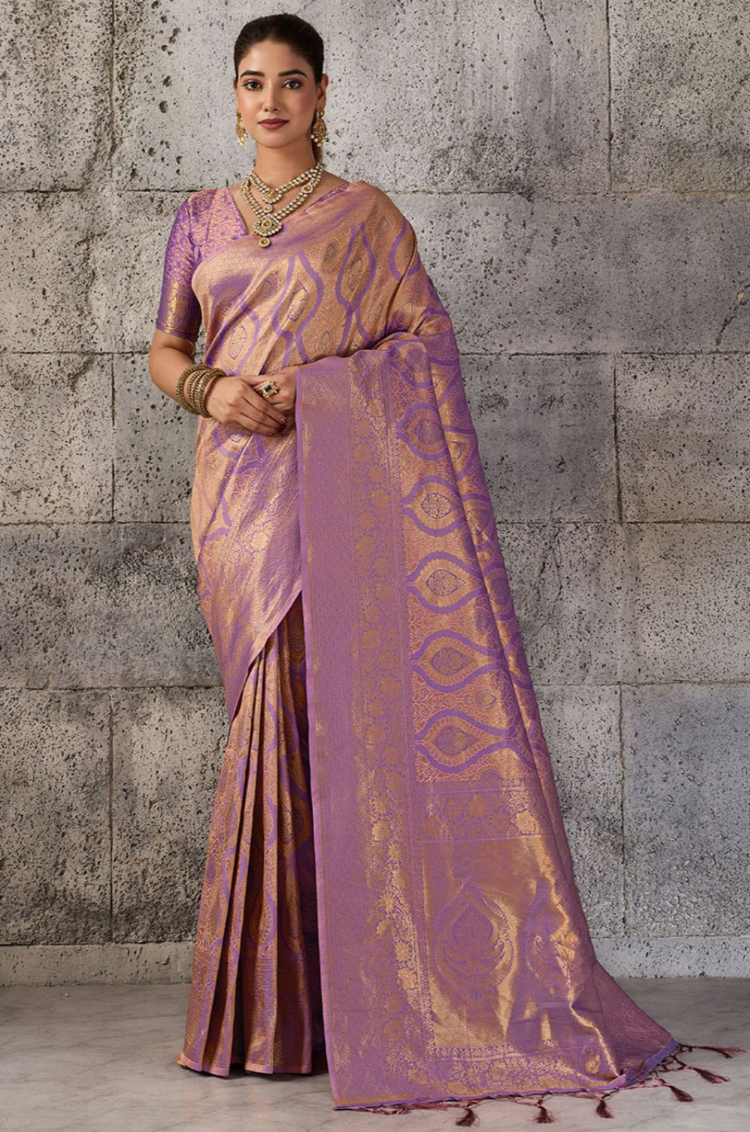 Purple Kanjivaram Sarees - SFAST21504