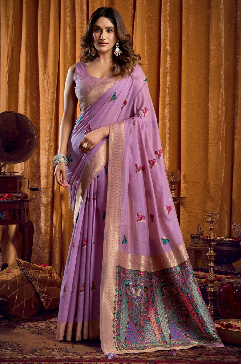 Pink Cotton Sarees - SFSA574601