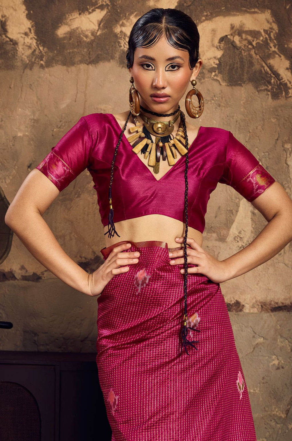 Magenta Silk Sarees - SFSJDN44203