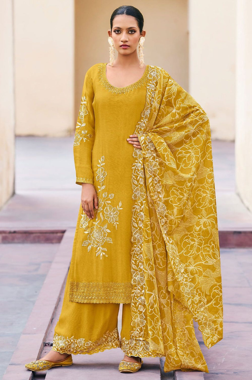 Yellow Other Salwar Kameez - SFSMT45502