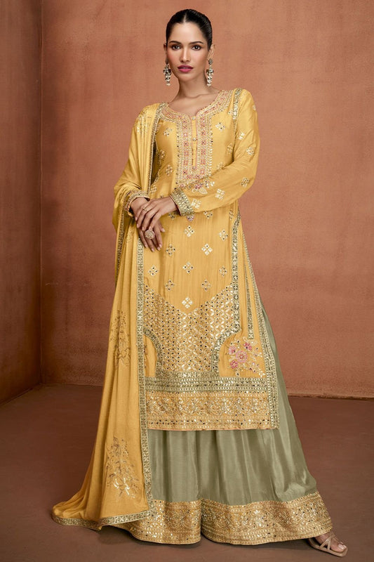 Yellow Other Salwar Kameez - SFSMT49302R