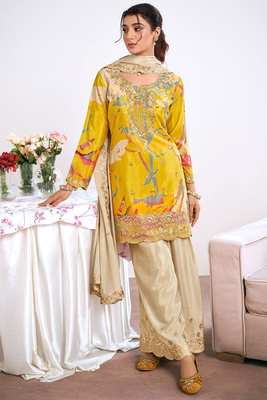 Yellow Other Salwar Kameez - SFYS159602R